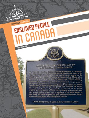 cover image of Enslaved People in Canada